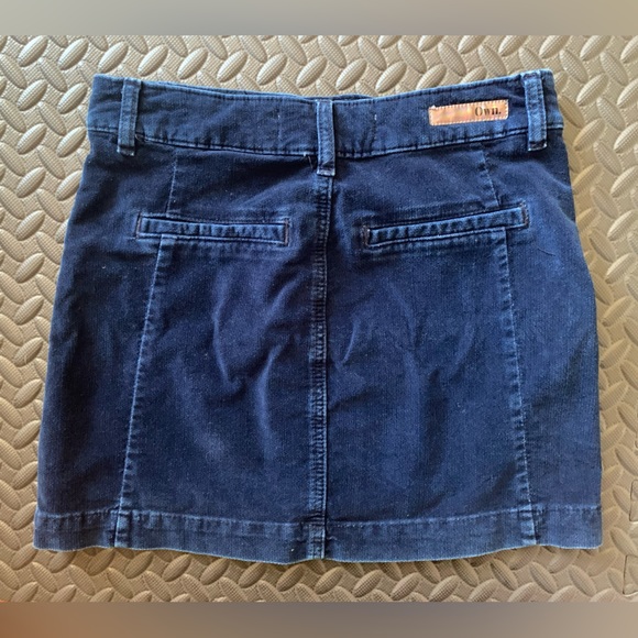 OWN. Brand Womens Skirt, Size 2, Blue. Cotton Blend, High Quality Fashion - NEW! - Picture 3 of 6